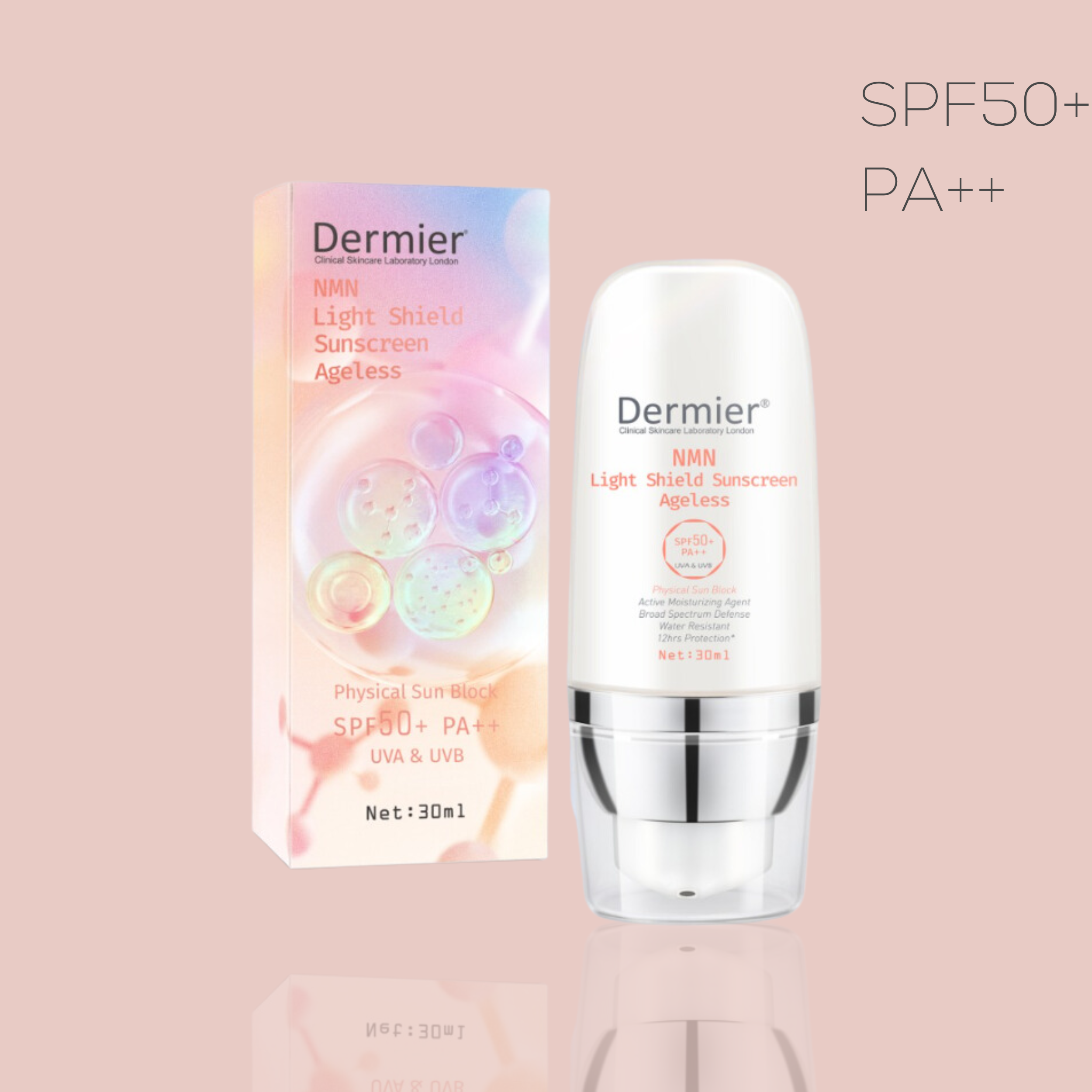 DERMIER NMN Light Shield Sunscreen Ageless|NMN防曬乳液